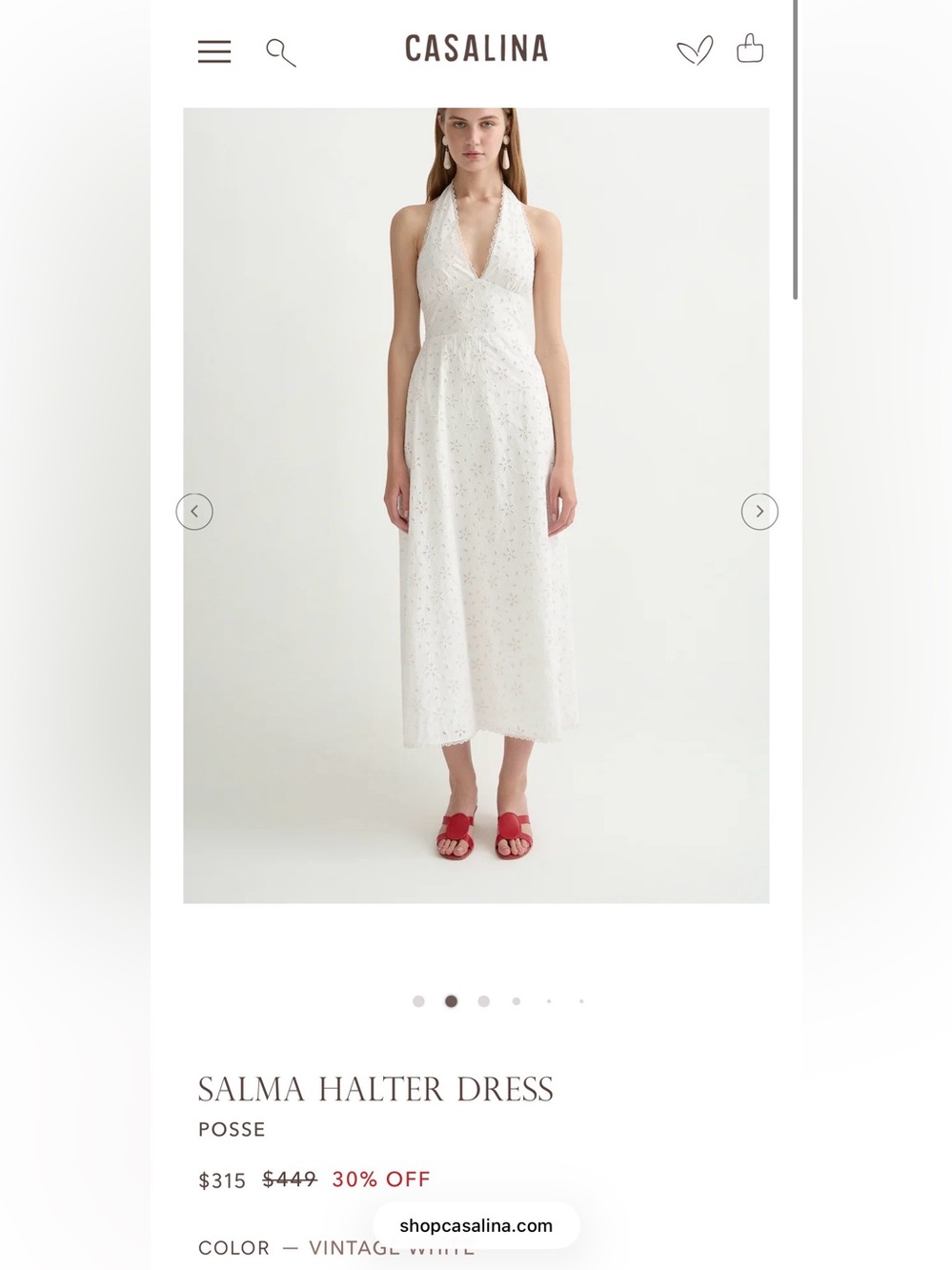 Salma Halter Dress
